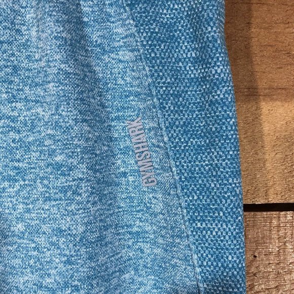 Gym Shark High Waisted Legging Seamless Womens Size Small Athletic Fitness Teal - Picture 5 of 10